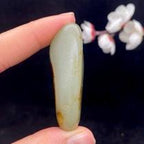 和田玉聚红皮籽料挂件（46.4g）