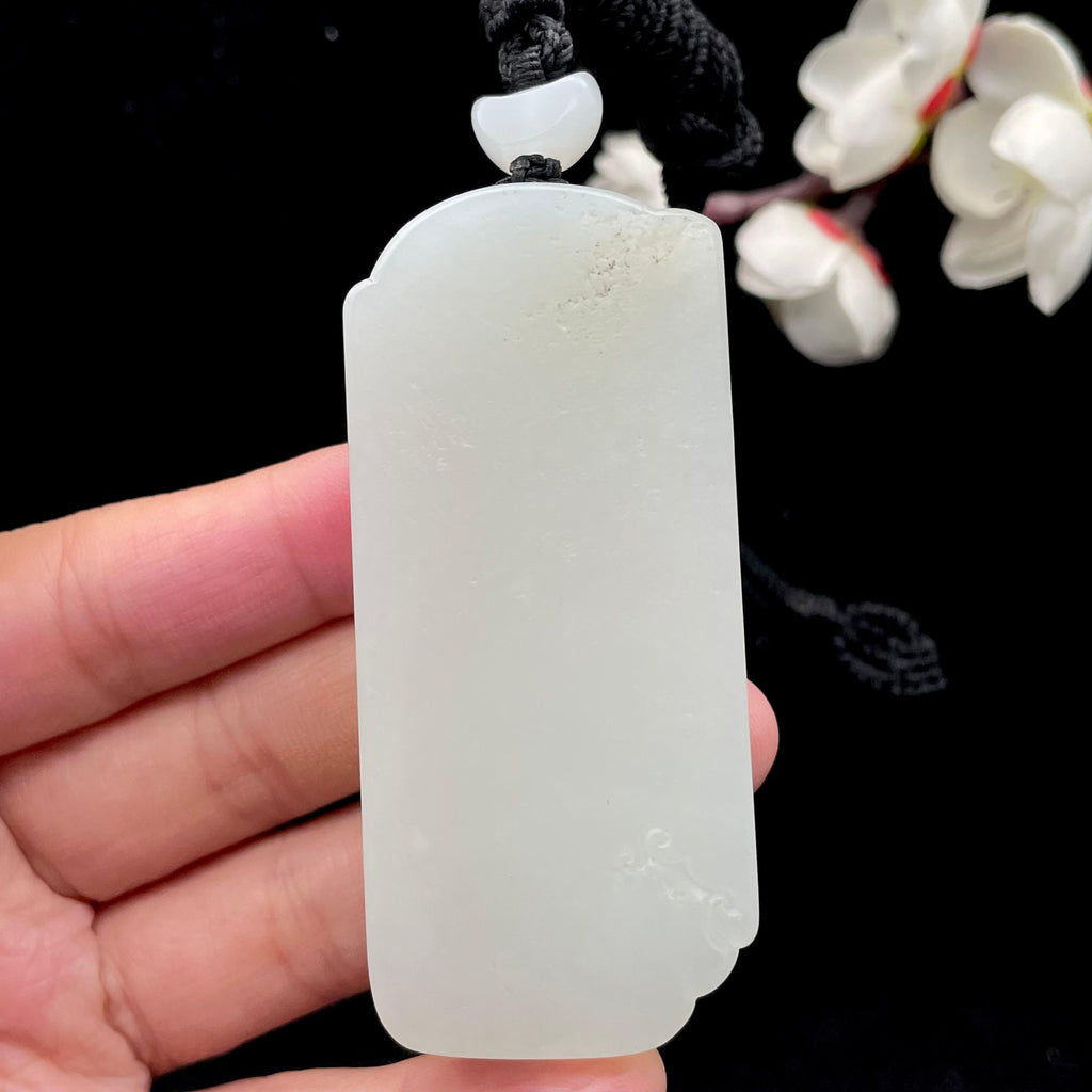 和田玉-白玉籽料【观音】挂件（64.5g）