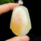 和田玉籽料仿古无事牌（58.0g）