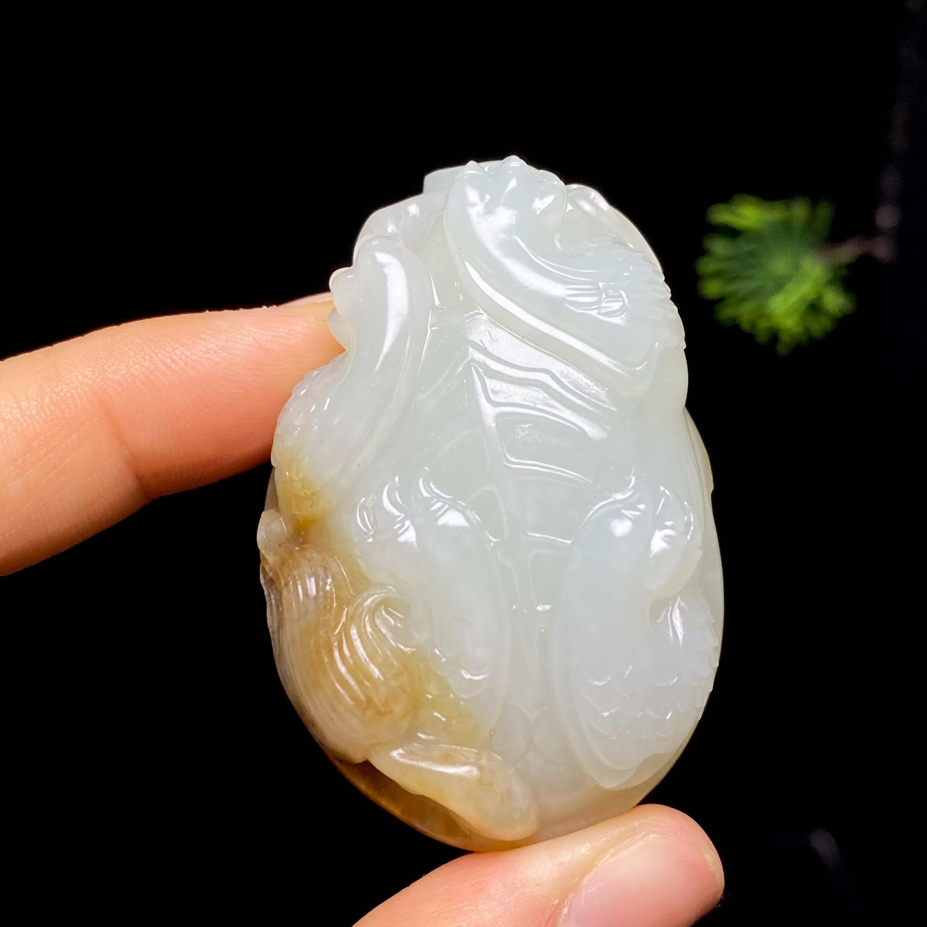 和田玉籽料龙龟（68.9g）