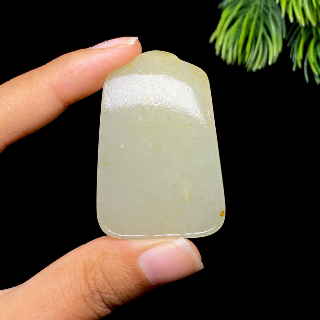 和田玉籽料无事牌（33.5g）