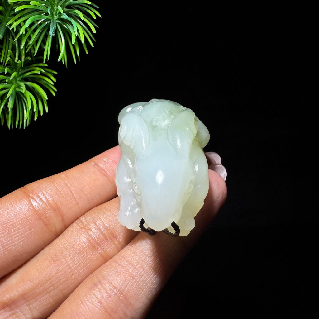 和田玉籽料白玉兔子（46.0g）