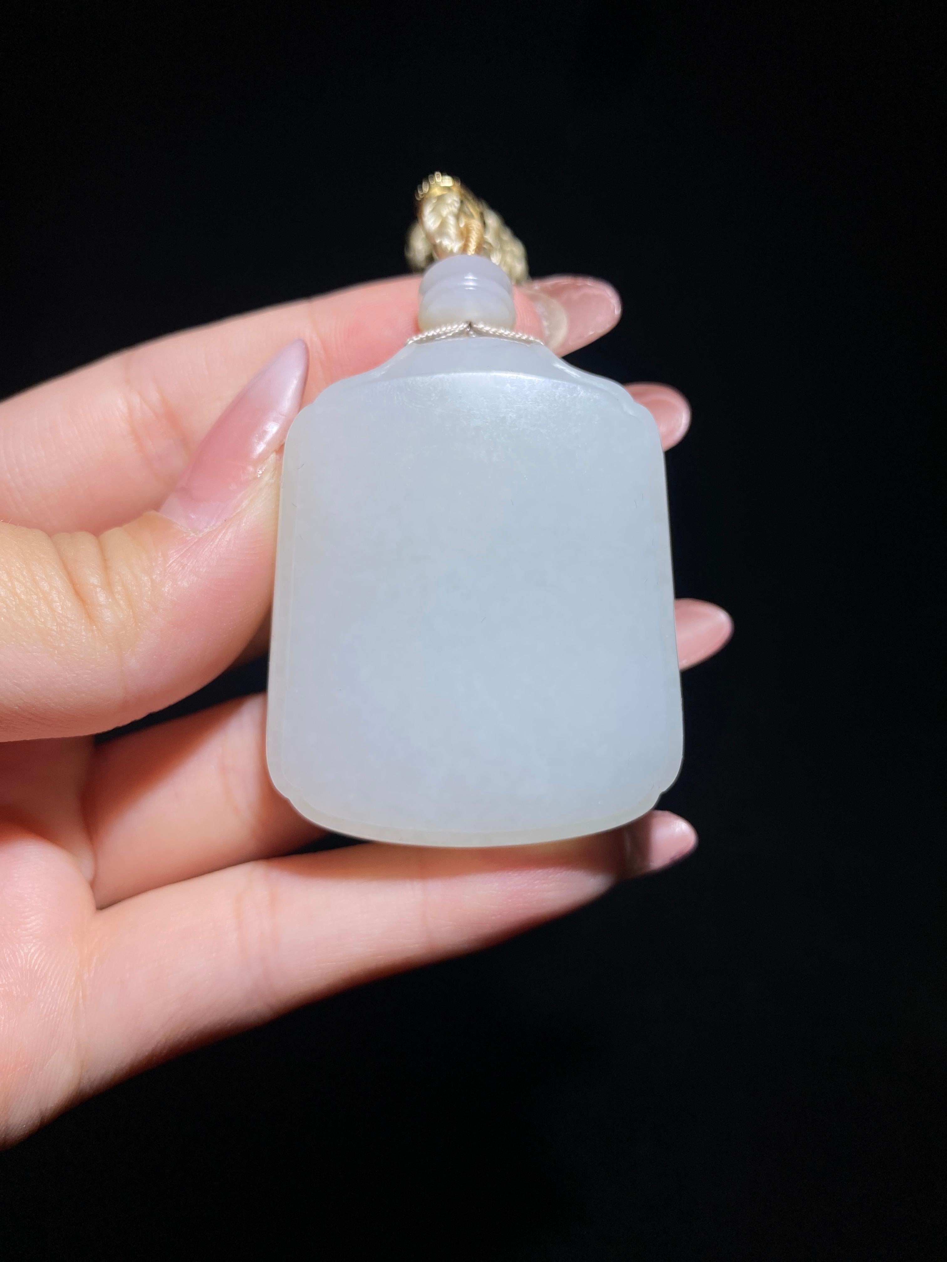 和田玉籽料满皮无事牌（54.2g）
