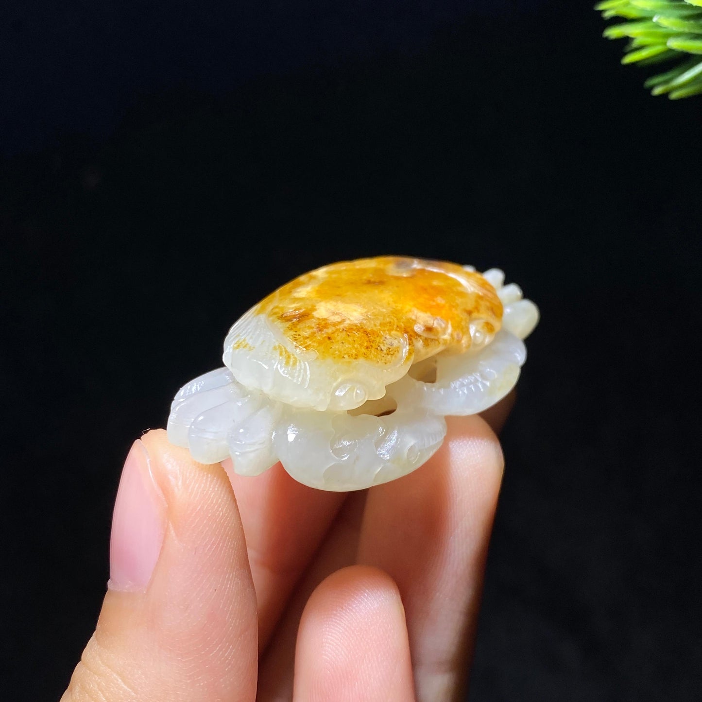 和田玉籽料八方来财（14.0g）