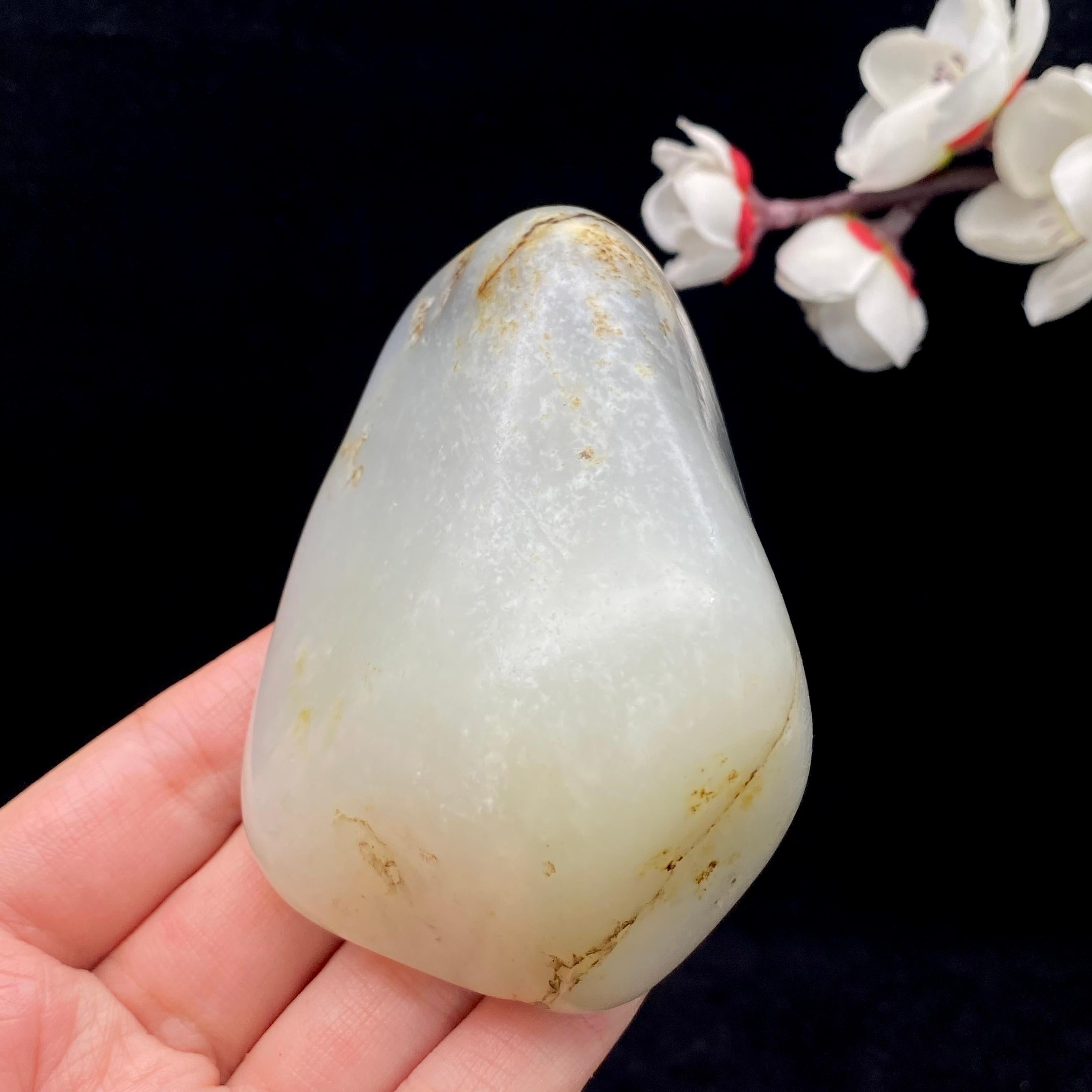 和田玉青花籽料原石（257.2g）