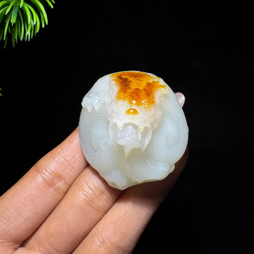 和田玉籽料红皮龙（68.2g）