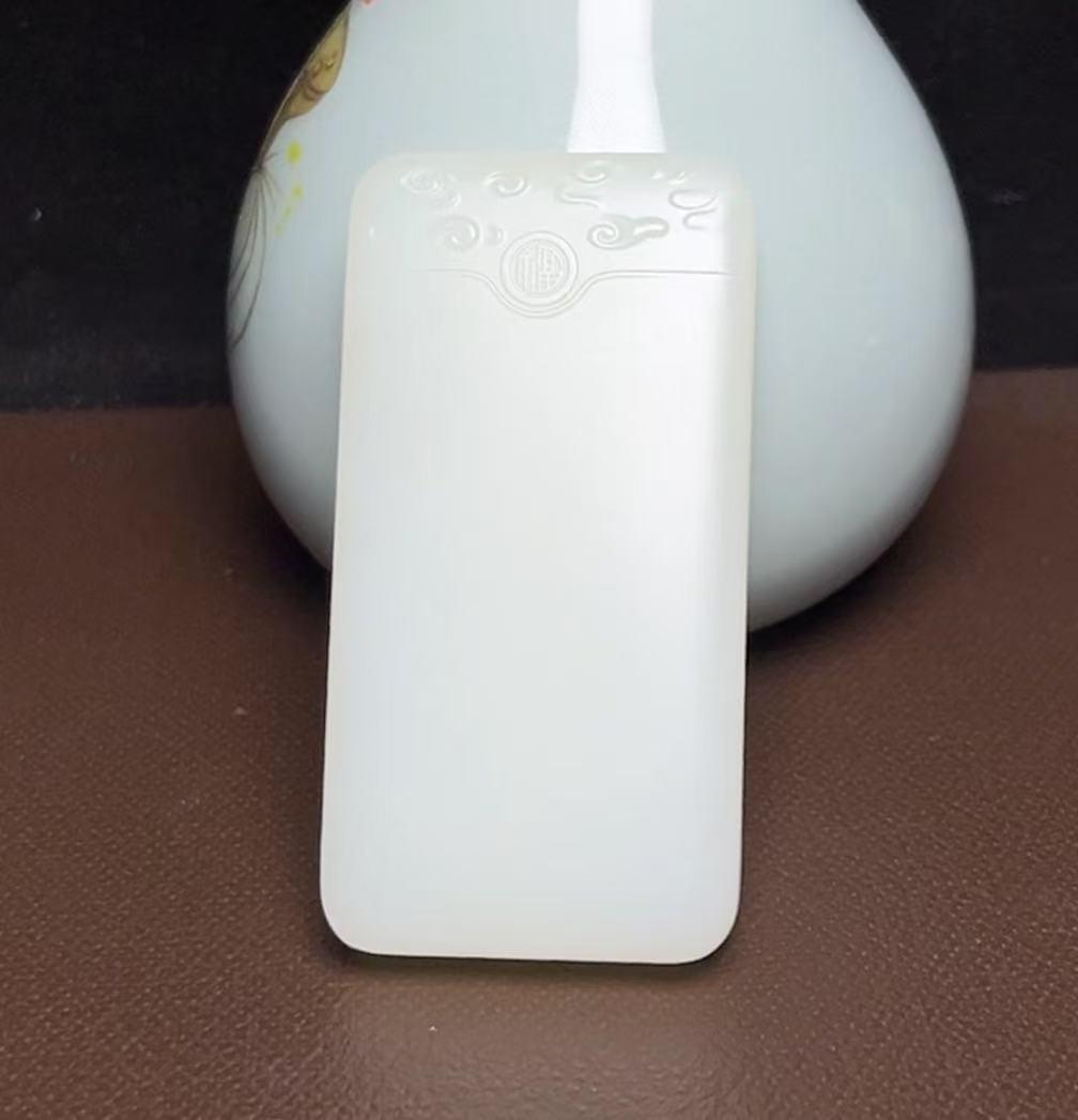 和田羊脂玉平安无事牌（73.1g）