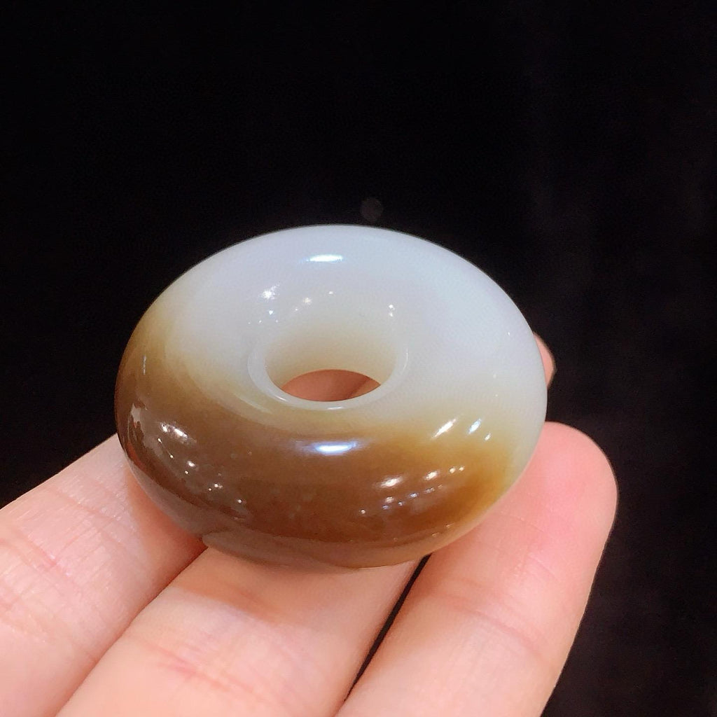 和田玉羊脂白玉平安扣90880884（24.8g）