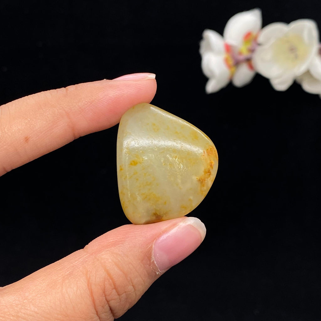 【超值推荐】和田玉洒金皮籽料小挂件（16.2g）