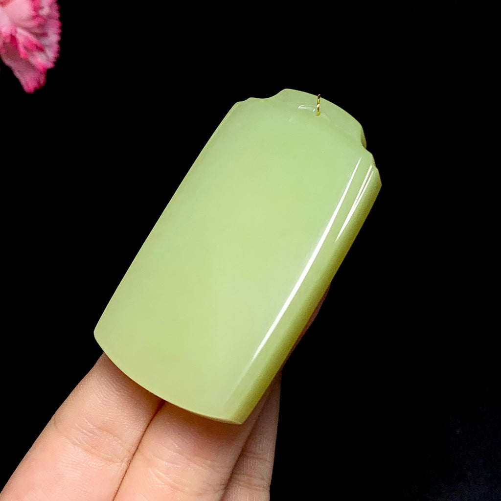 和田黄口平安无事牌（65.0g）