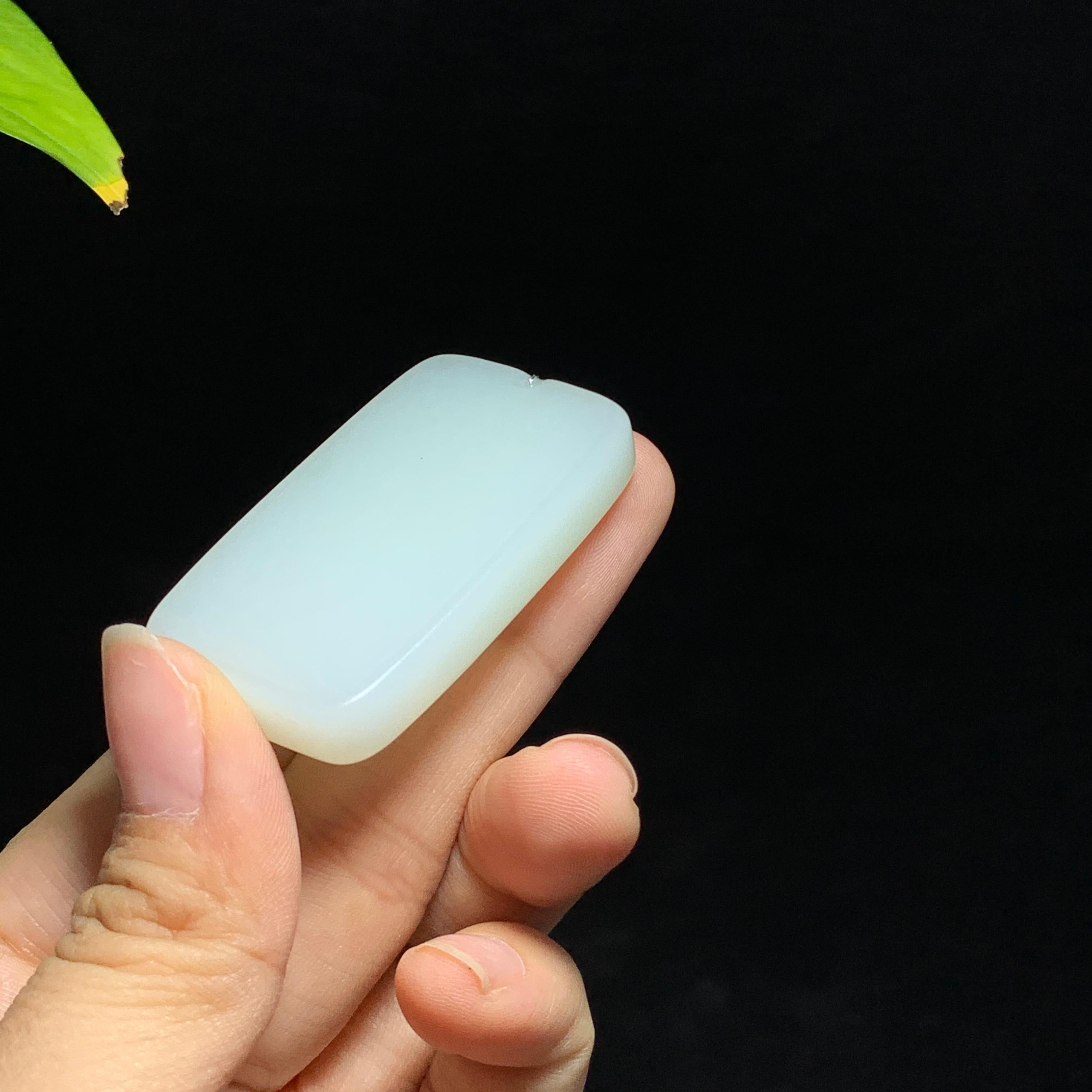 和田山料白玉无事牌挂件（30.0g）
