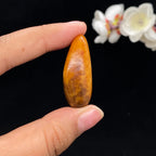 和田玉黄沁皮籽料挂件（21g）