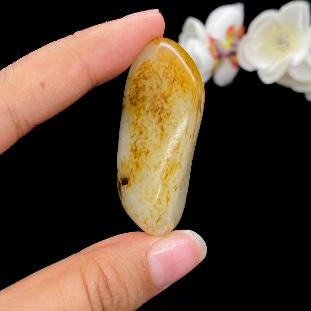 和田玉洒金皮籽料挂件（40.5g）