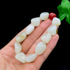 和田玉白玉籽料【精品手串】（50.4g）