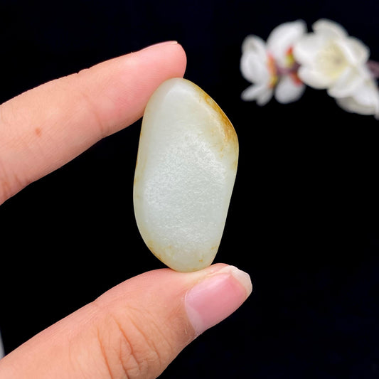 和田玉洒金皮籽料挂件（20.3g）
