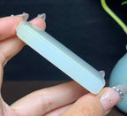 新疆和田玉且末料羊脂玉平安无事牌（66.6g）