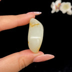 和田玉洒红皮籽料挂件（27.9g）