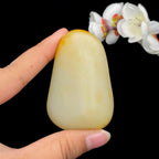 和田玉洒金皮籽料原石（106g）