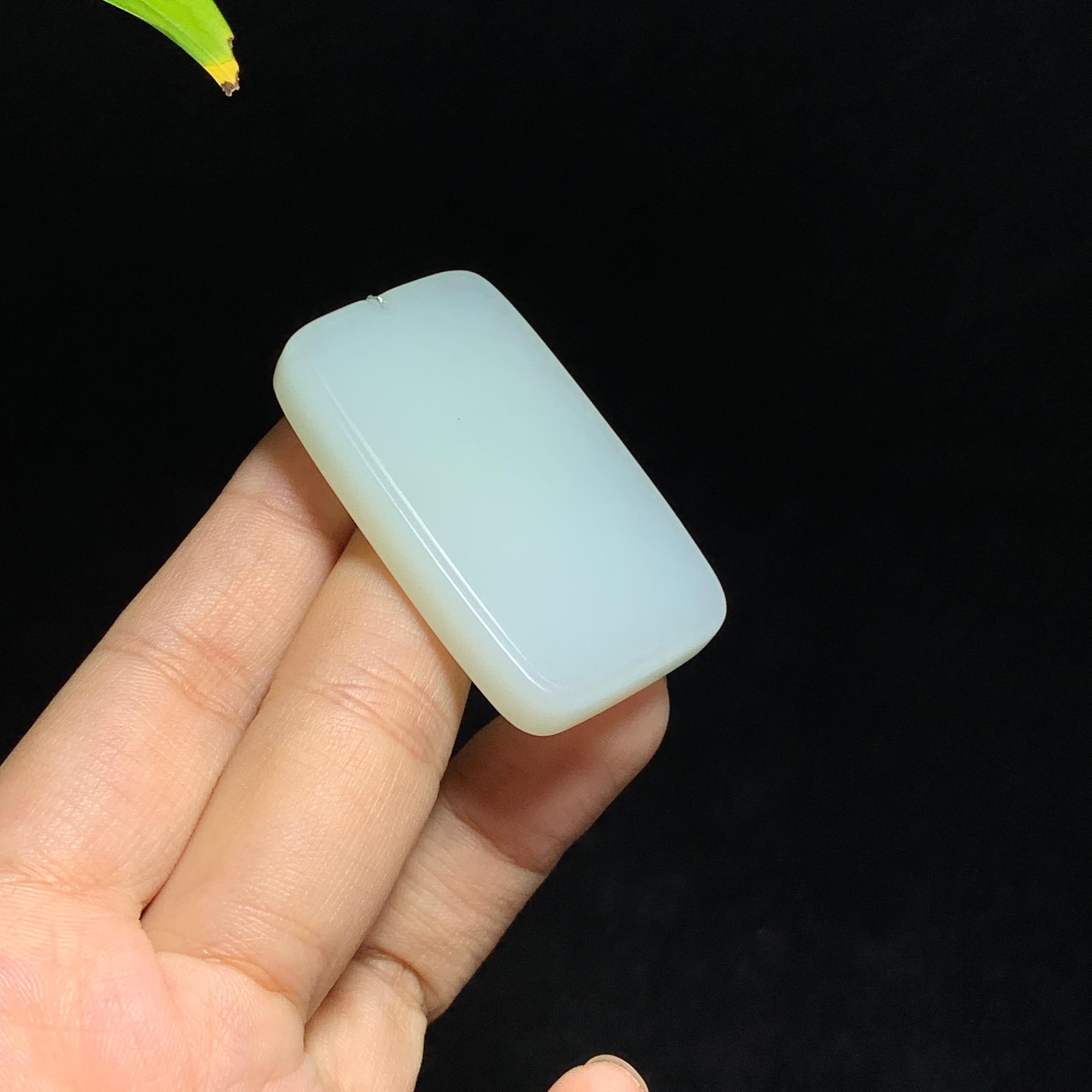 和田山料白玉无事牌挂件（30.0g）