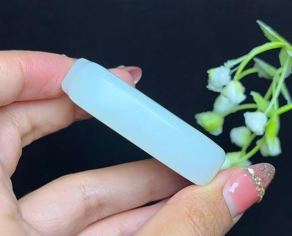 和田白玉平安无事牌（67.1g）