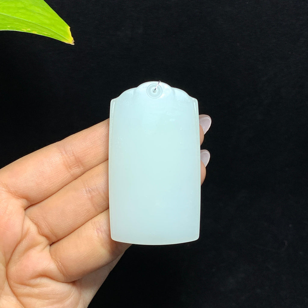 和田山料白玉无事牌挂件（57.2g）