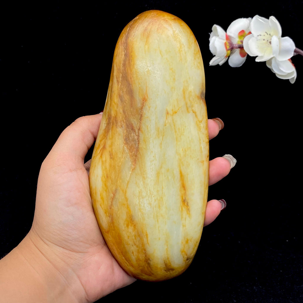 和田玉洒金皮籽料原石（81.2g）