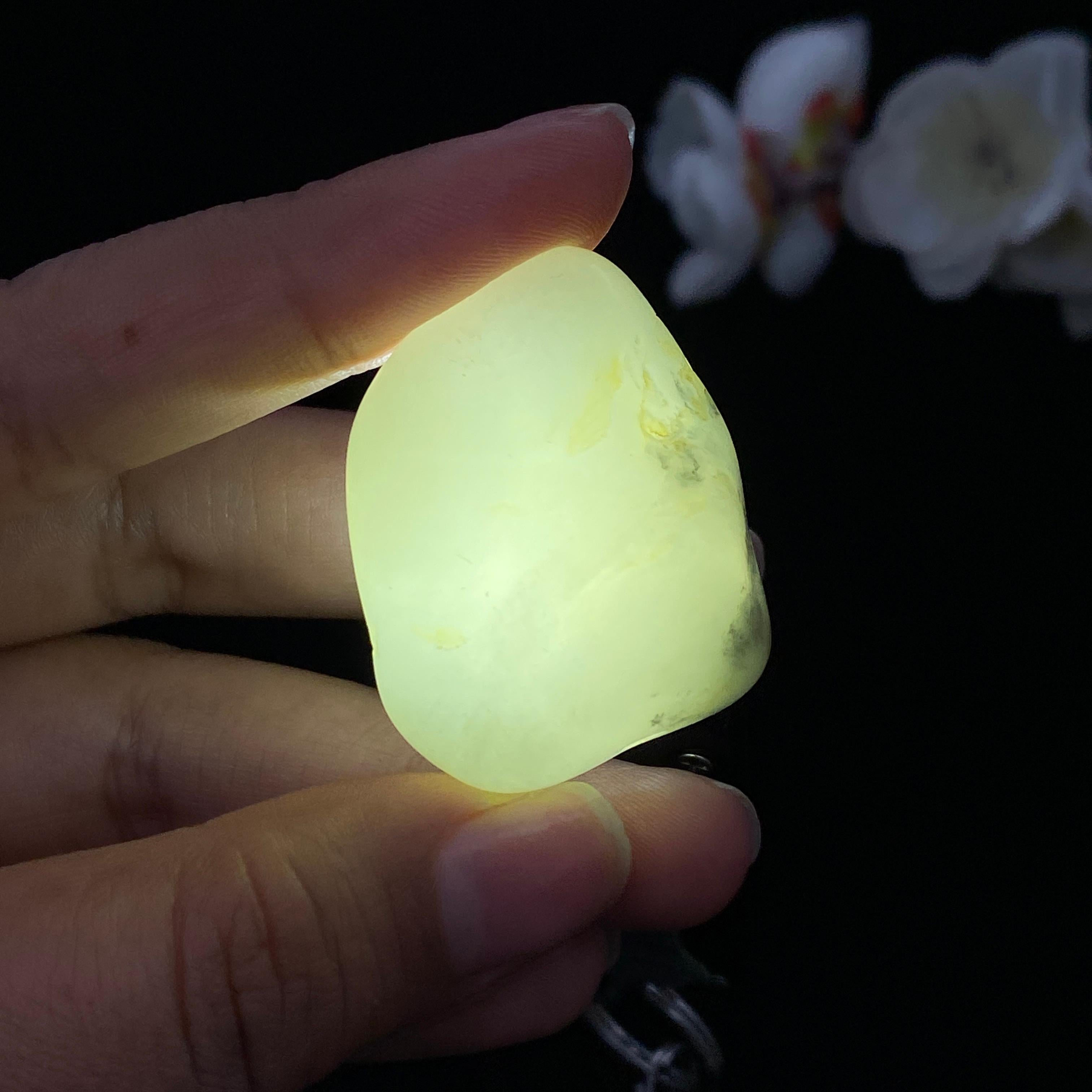 和田玉青花籽料挂件（27.5g）