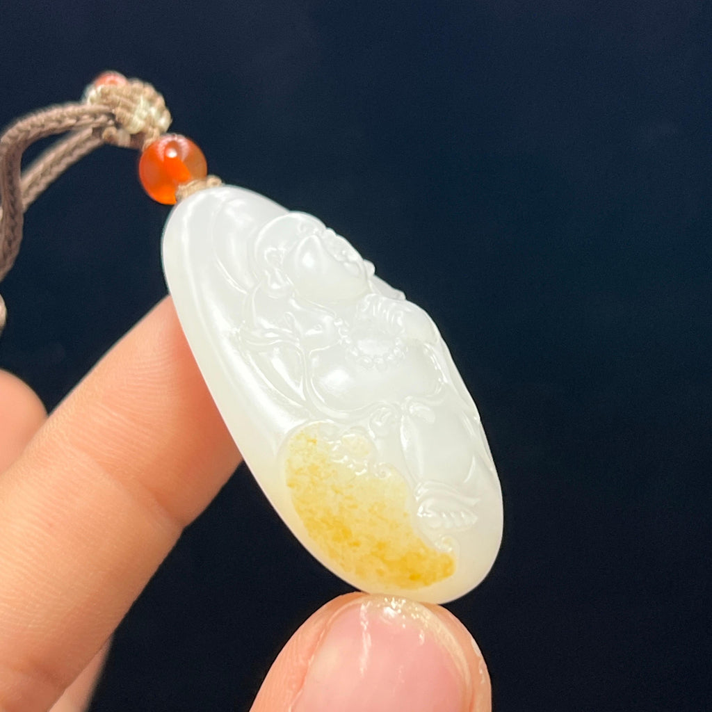 和田玉籽料弥勒佛（21.8g）