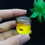 和田玉聚红皮籽料挂件（30.6g）