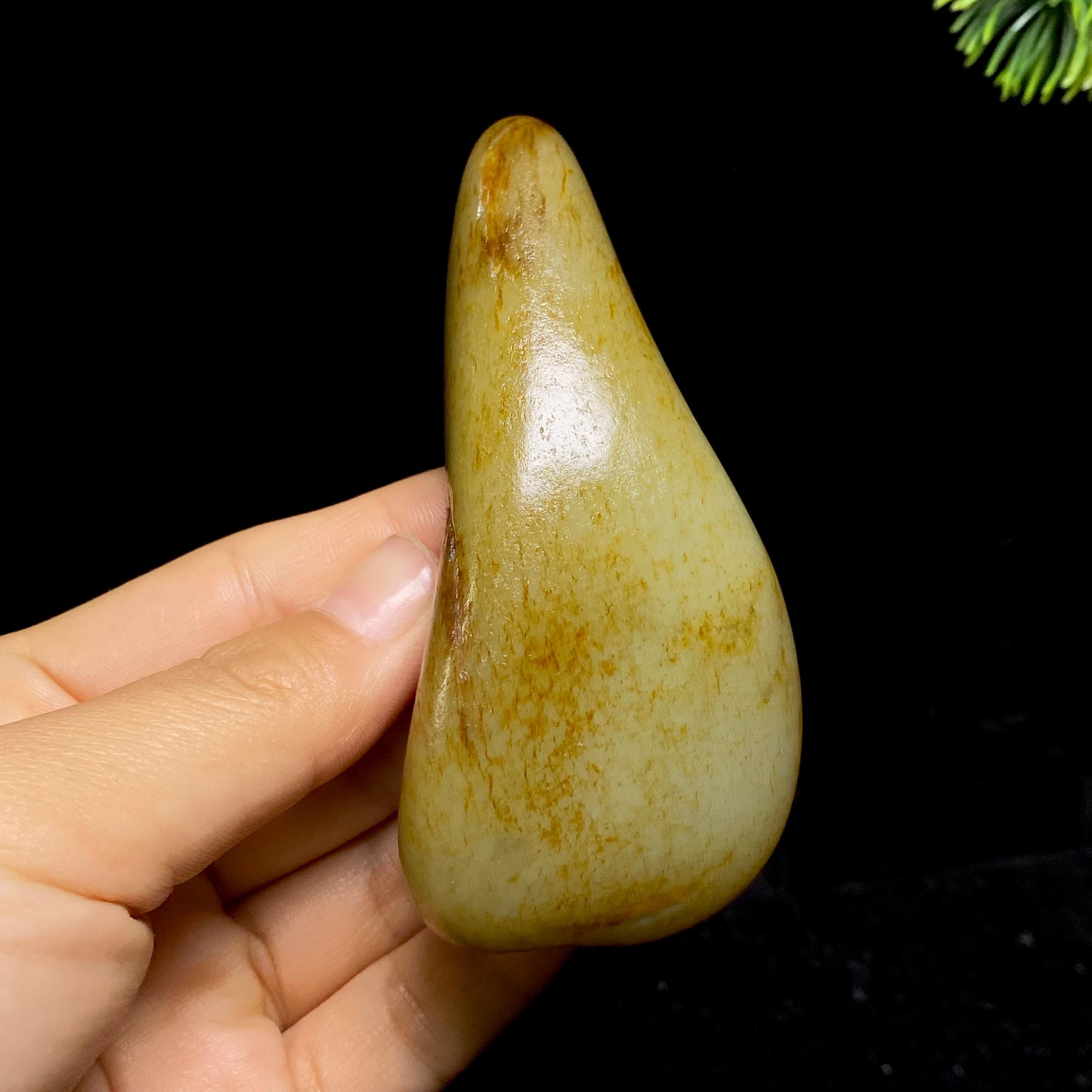 和田玉洒金皮籽料把件（129.3g）
