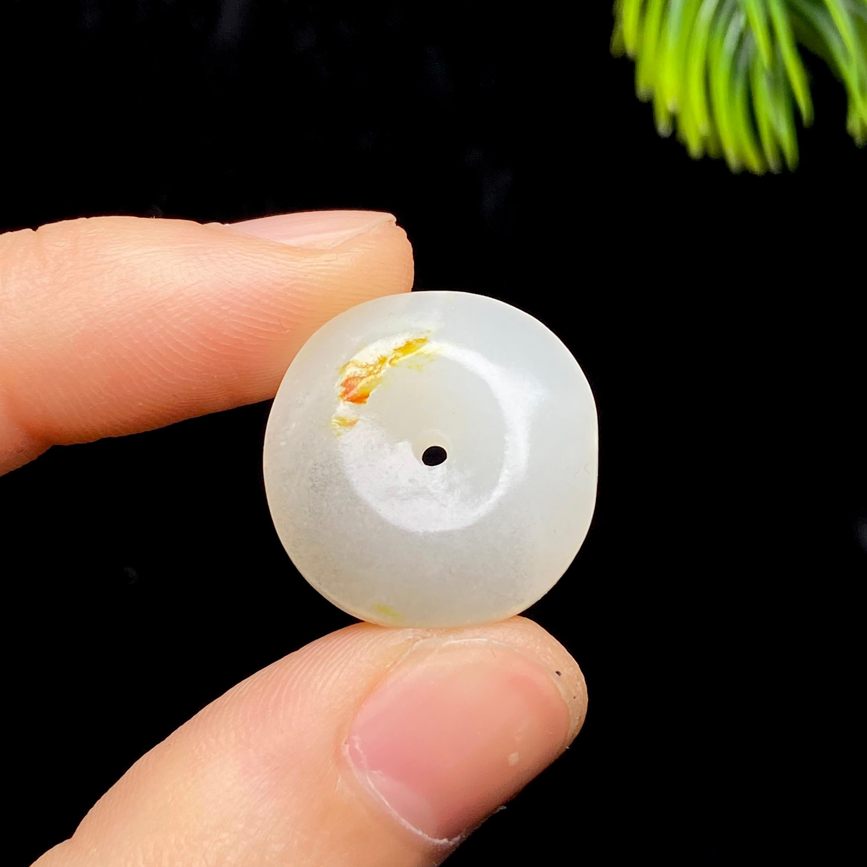 和田玉籽料玉琮（5.4g）