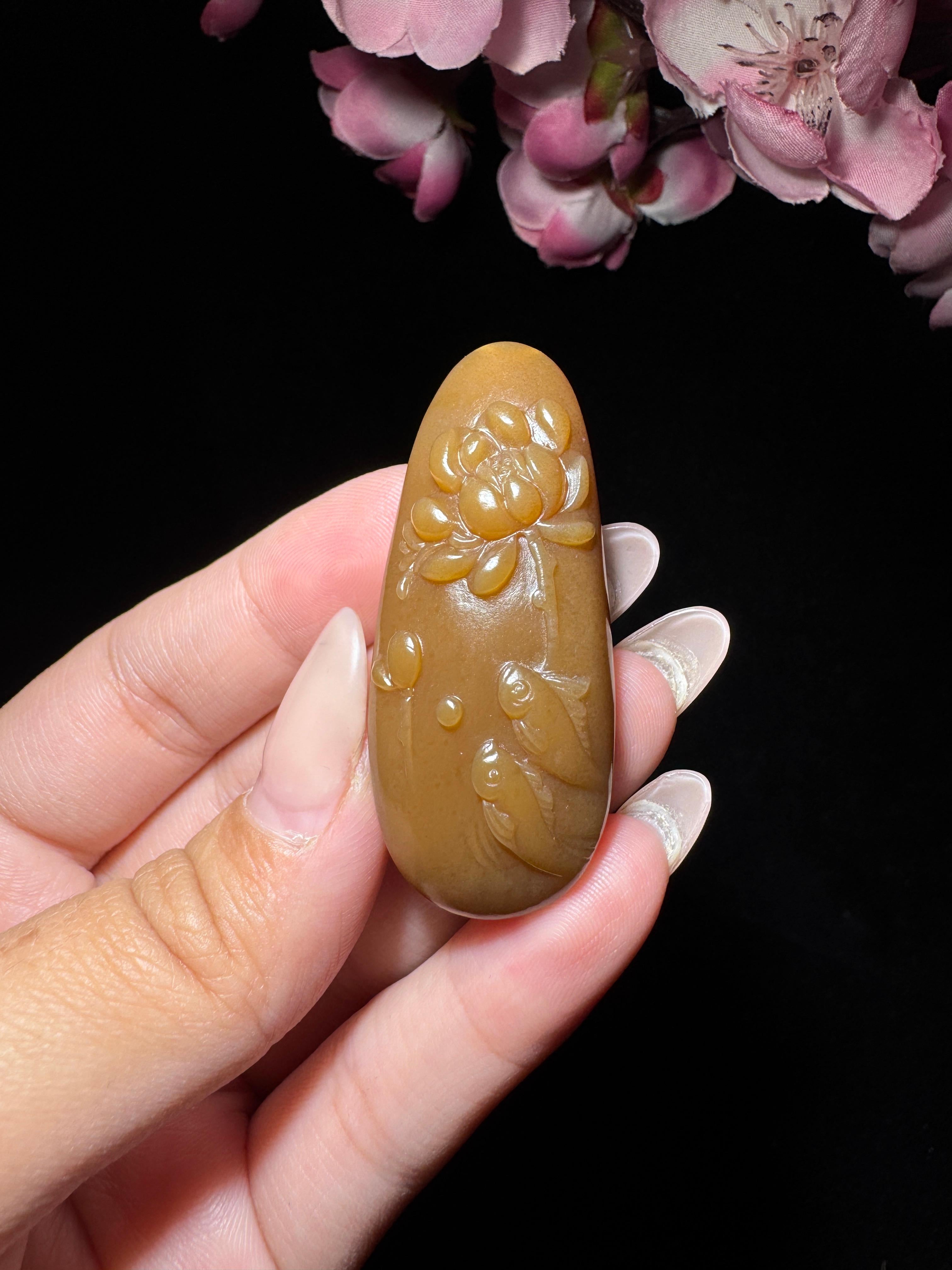 和田玉糖玉连年有余（18.3g）
