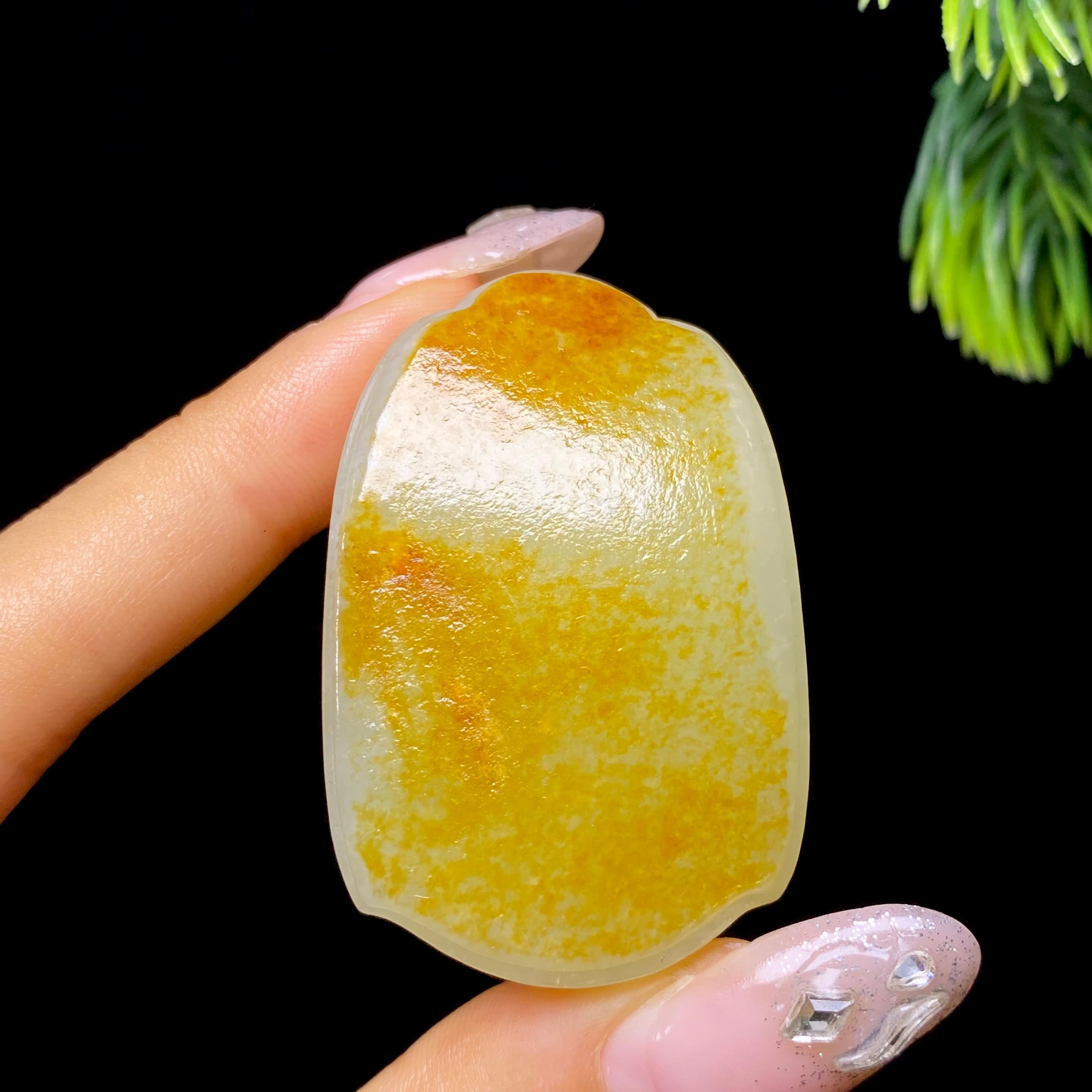和田玉籽料无事牌（40.1g）