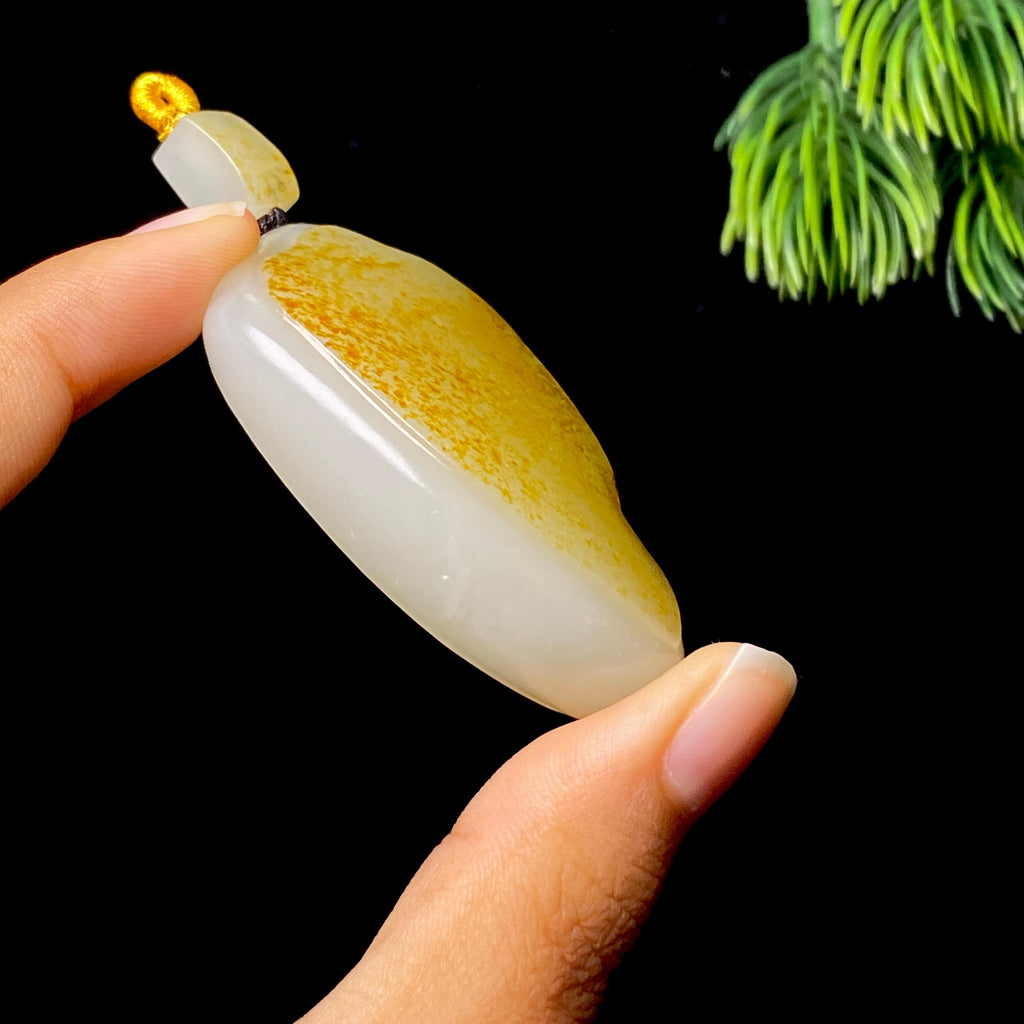 和田玉籽料无事牌（49.2g）