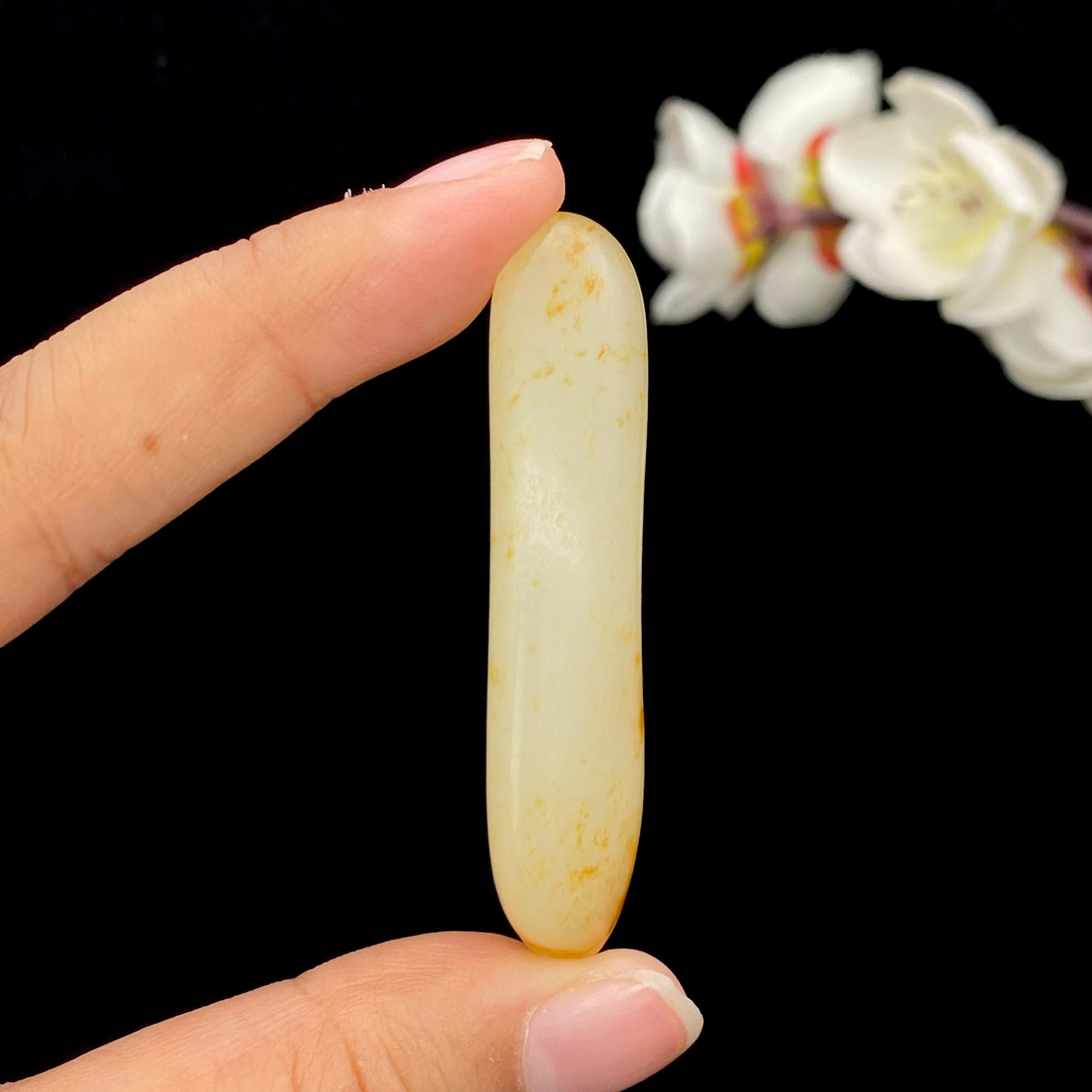 和田玉洒金皮籽料挂件（22.8g）