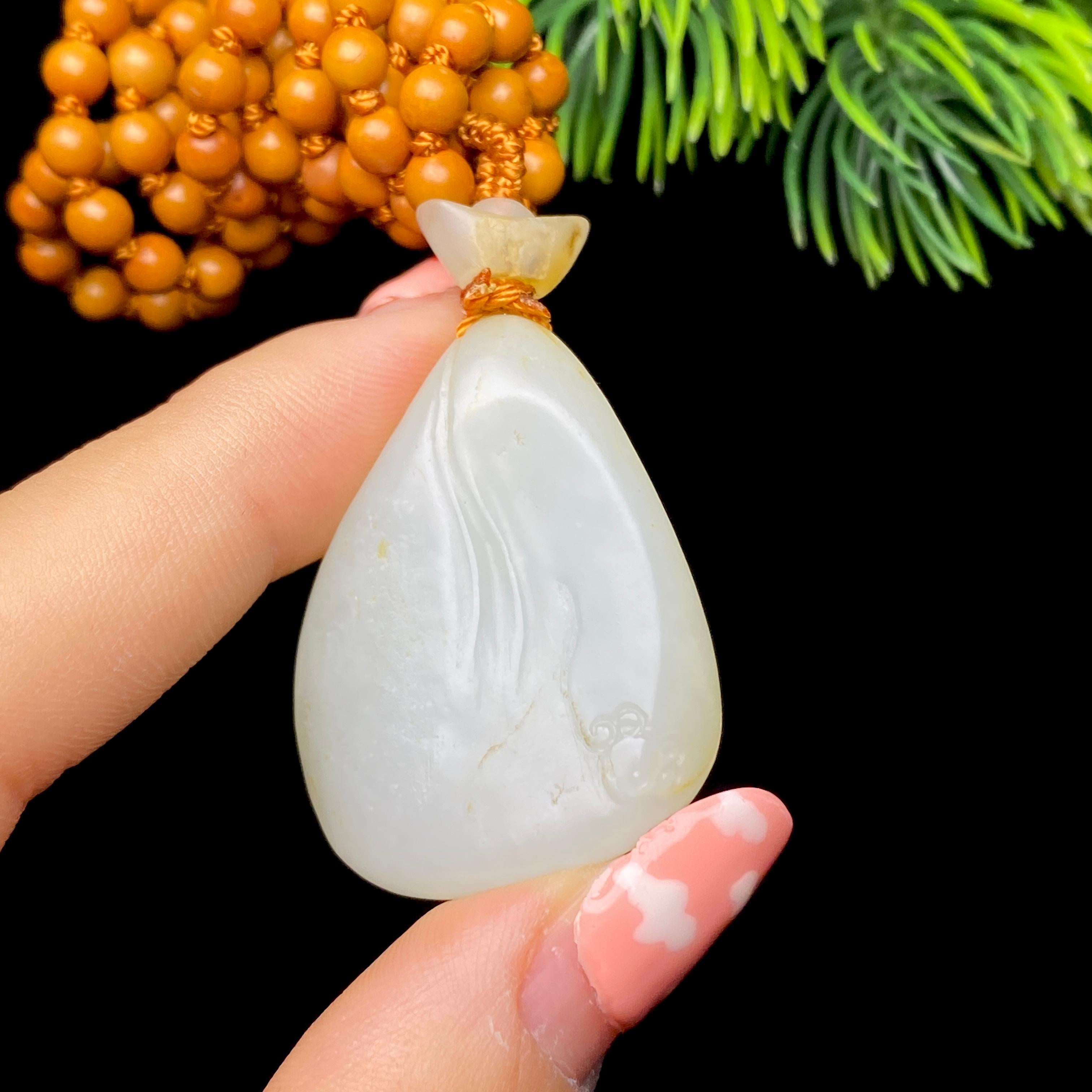 和田玉籽料佛公（31.6g）