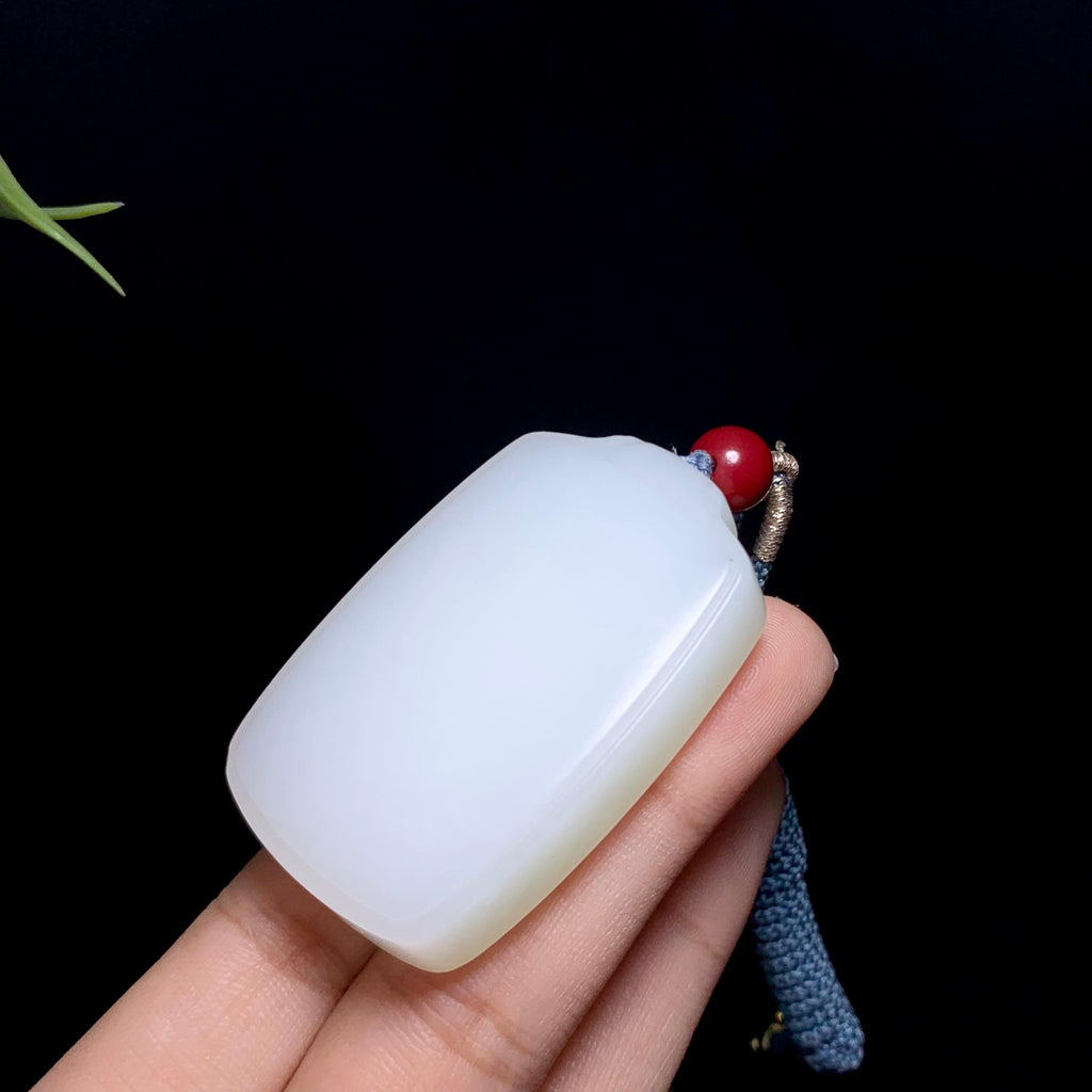 和田山料白玉无事牌（43.4g）