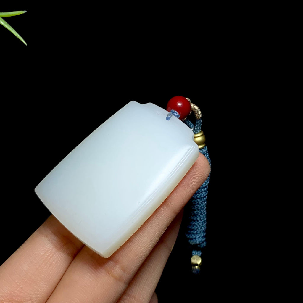 和田山料白玉无事牌（37.7g）