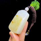 和田玉籽料无事牌（61.7g）