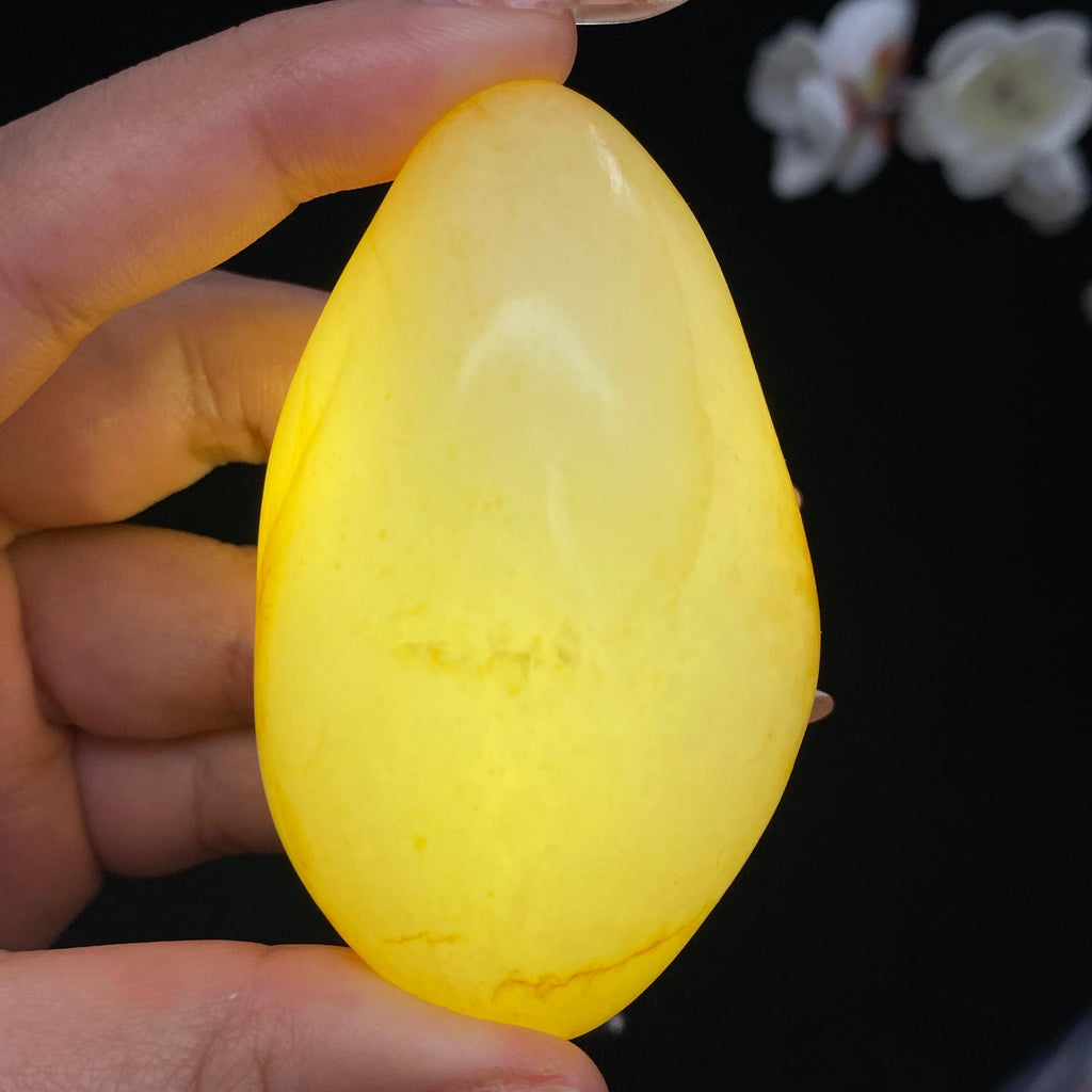 和田玉洒金皮籽料手把件（114.8g）