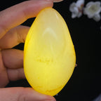 和田玉洒金皮籽料手把件（114.8g）