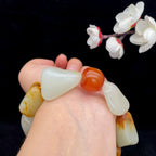 和田玉洒金皮【精品手串】（99g）