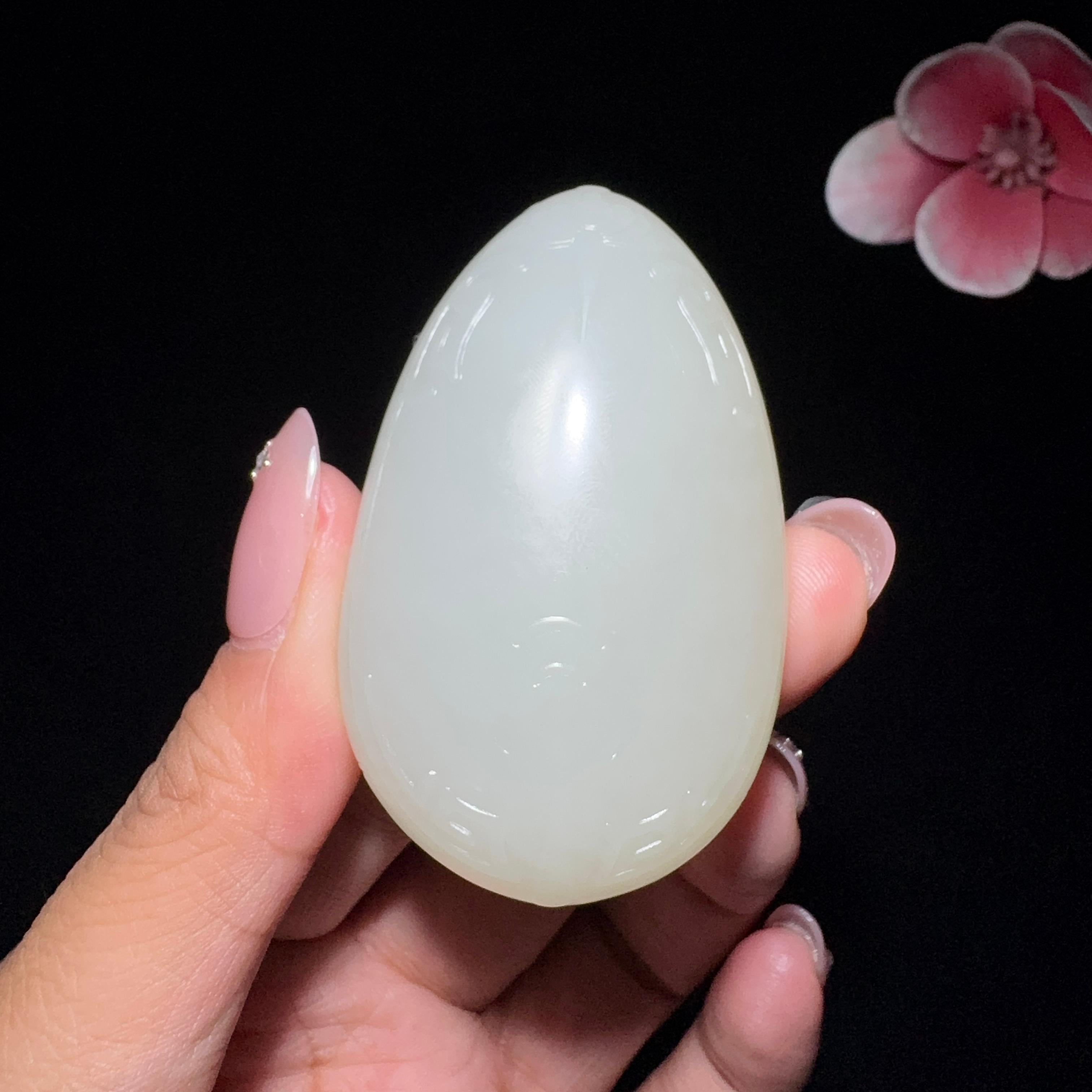 秒杀和田玉籽料平安无事牌（60.5g）