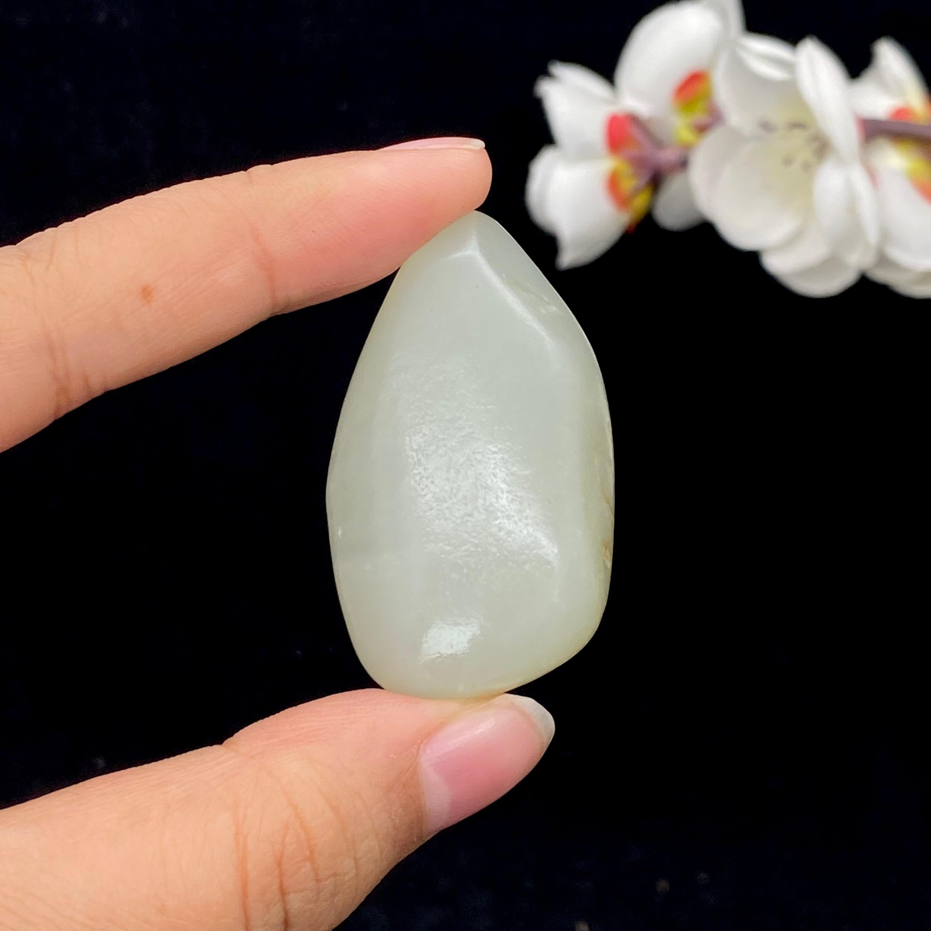 和田玉洒金皮籽料挂件（30.5g）