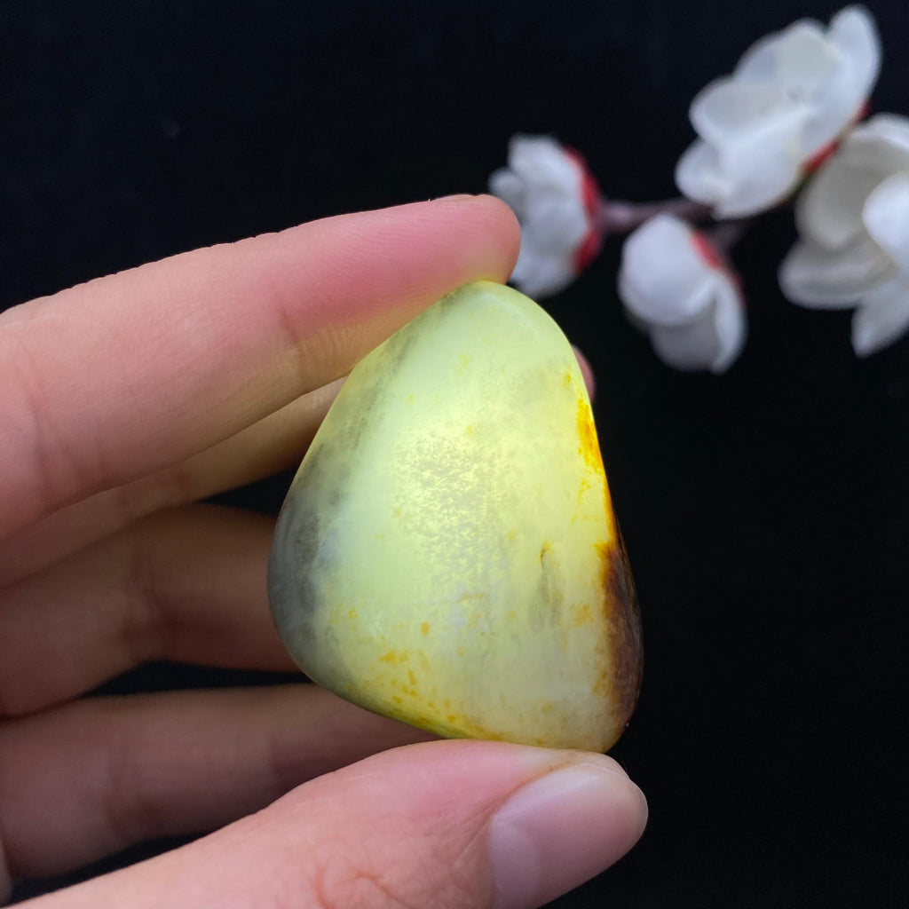 和田玉聚黄皮籽料（27.4g）