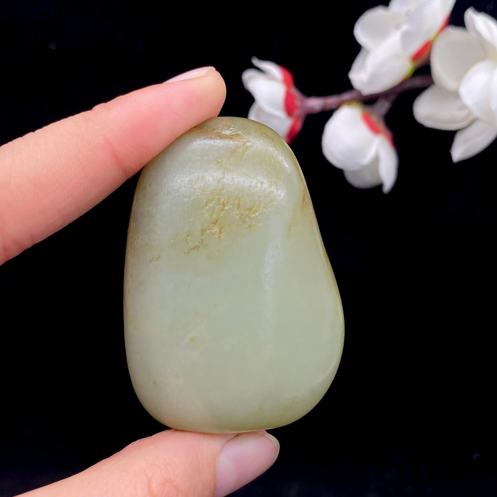 和田玉秋梨皮籽料原石（80g）