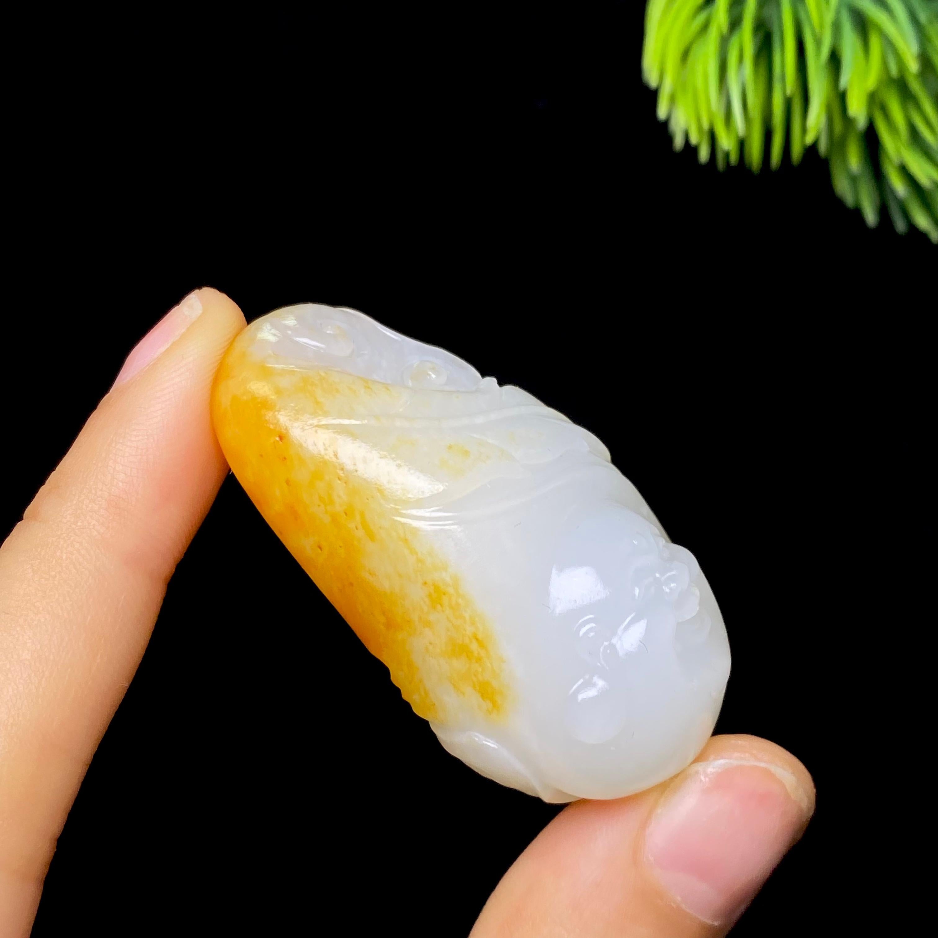 和田玉籽料佛公（34.1g）
