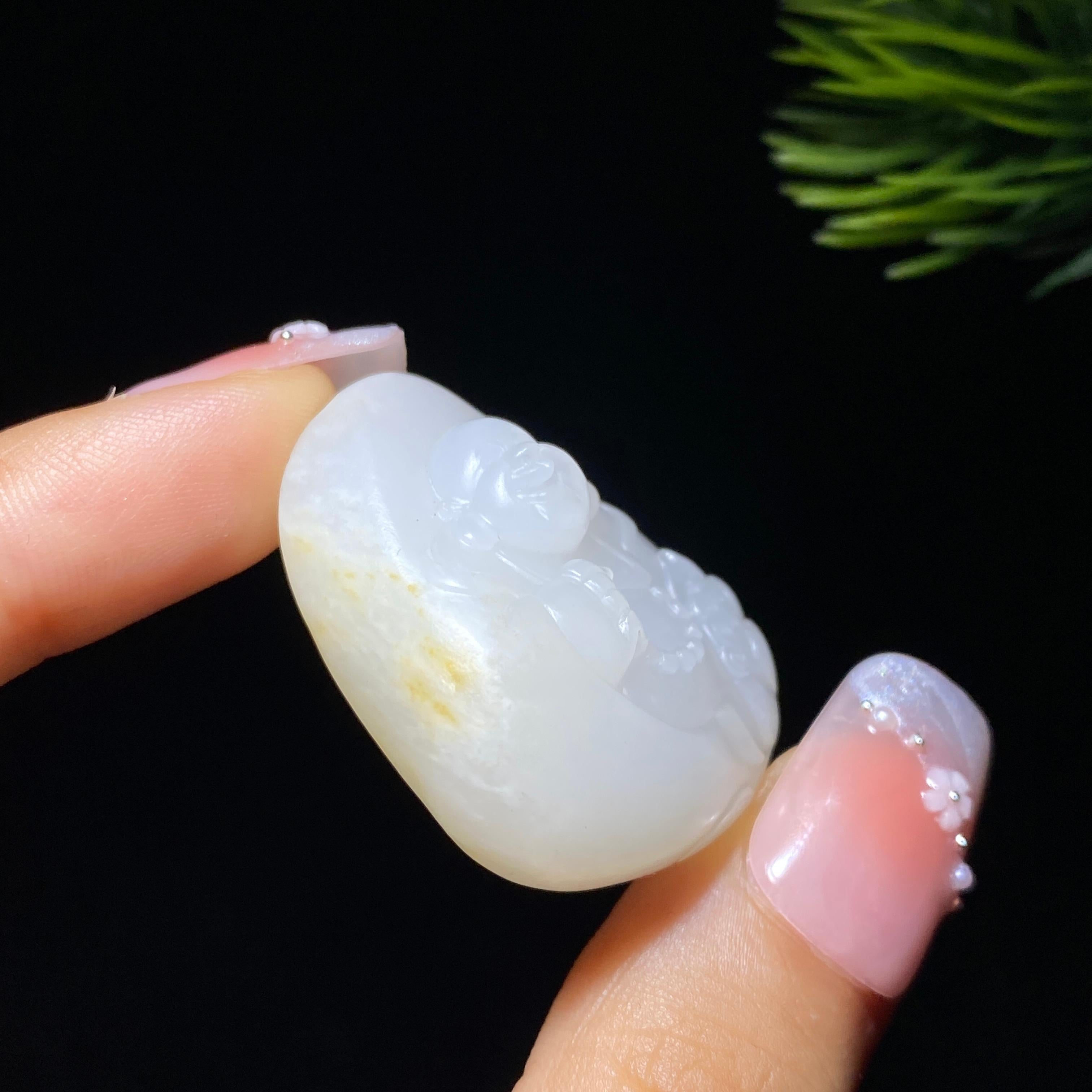 和田玉籽料佛公（22.0g）