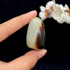 和田玉黑红皮籽料（54.1g）