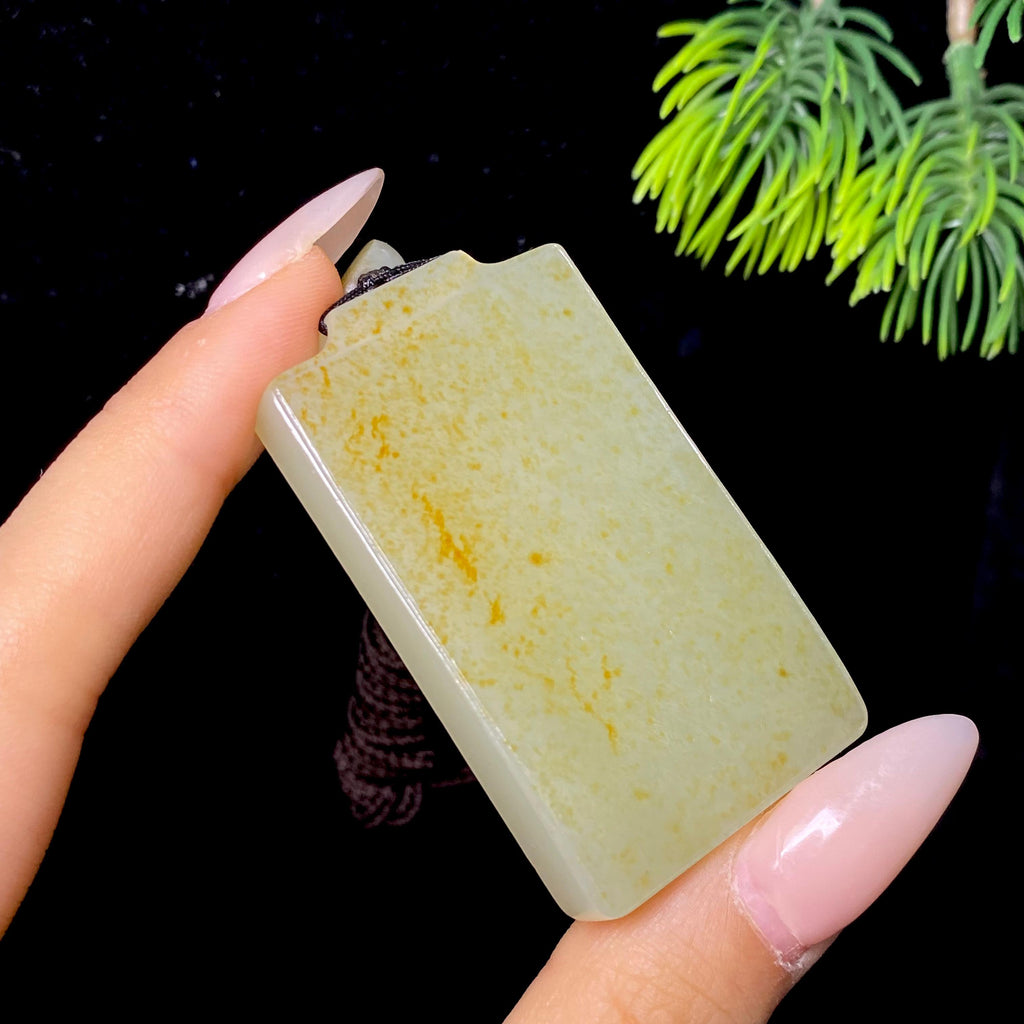 和田玉籽料无事牌（42.4g）